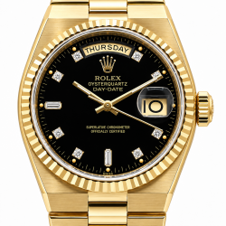 Rolex Day-Date Oysterquartz 36MM 19018 18K Yellow Gold Watch